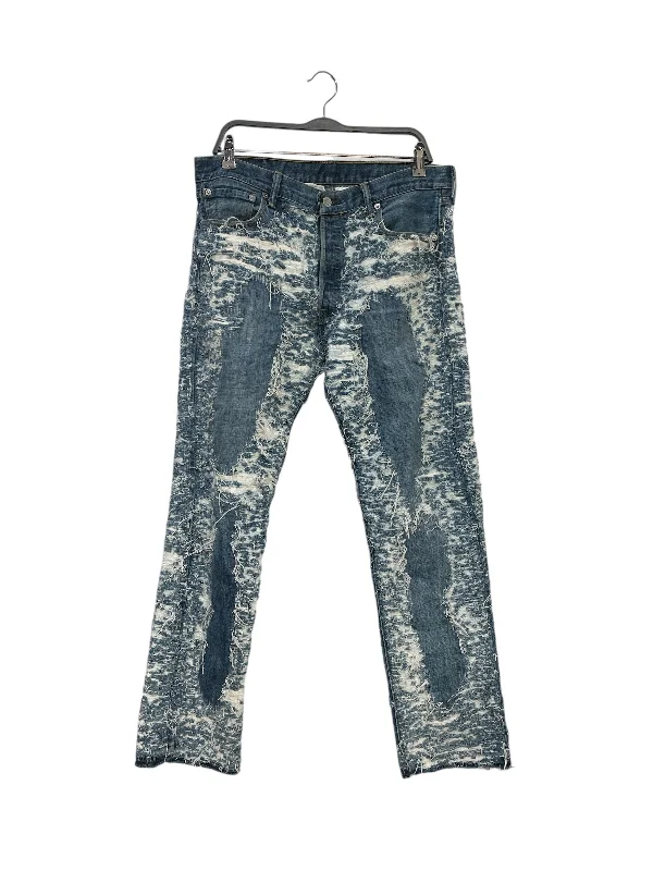 Athletic Wear ENDS REPAIR/Skinny Pants/34/Denim/BLU/RIPPED