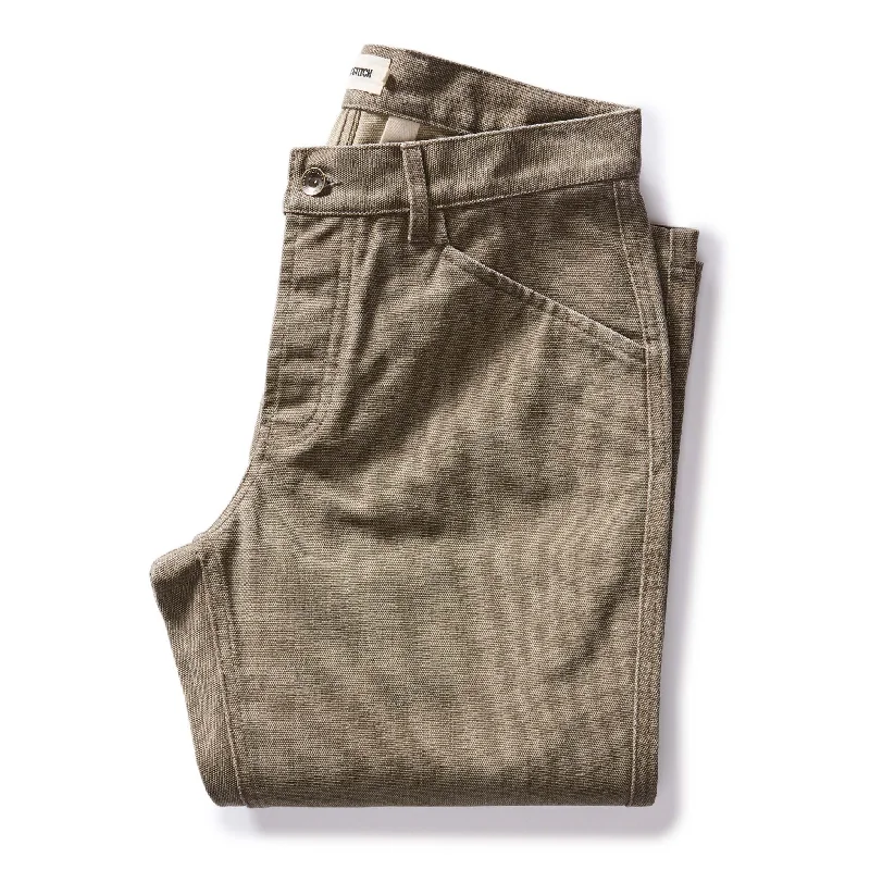 Dress Shoes The Camp Pant in Stone Chipped Canvas