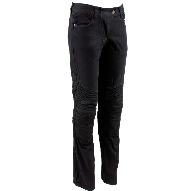 Modern Denim Ladies XS2823 Black Denim Motorcycle Pants with CE Approved Armor