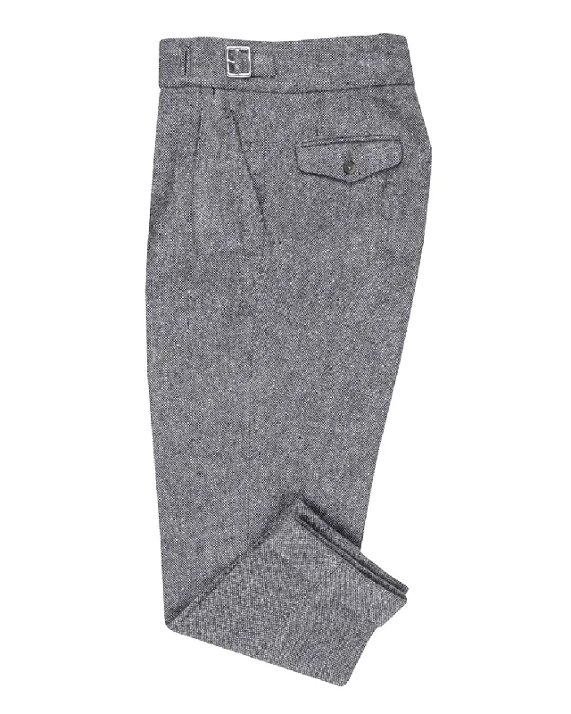 Urban Jackets Molloy Plain Donegal Tweed Pants - Grey